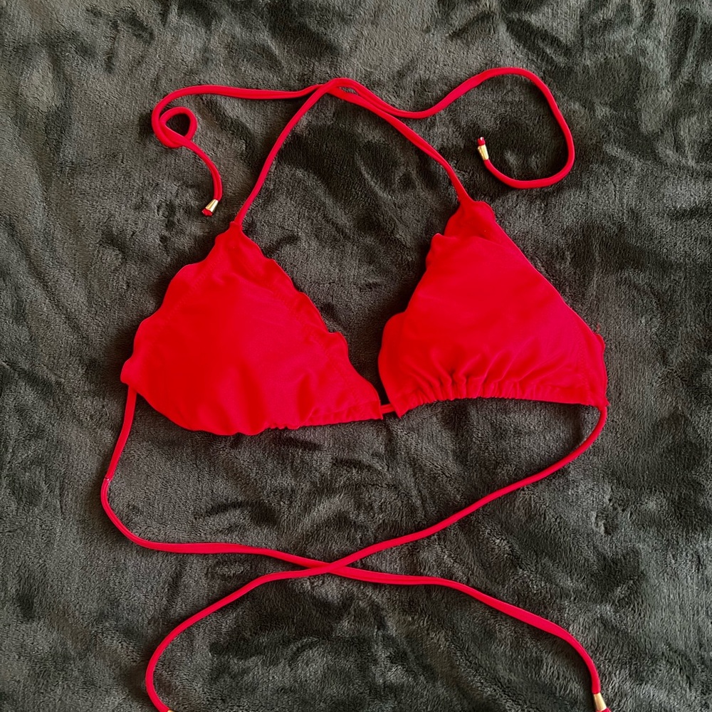 Ruffle Red Bikini Set - Picture 7 of 9